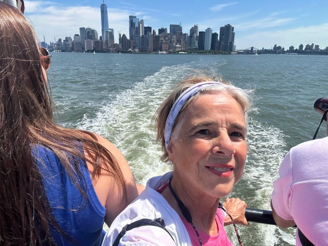 On the way to Liberty Island. I lived in Manhattan for 10 years, but never once visited the Statue of Liberty